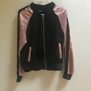 satin bomber jacket